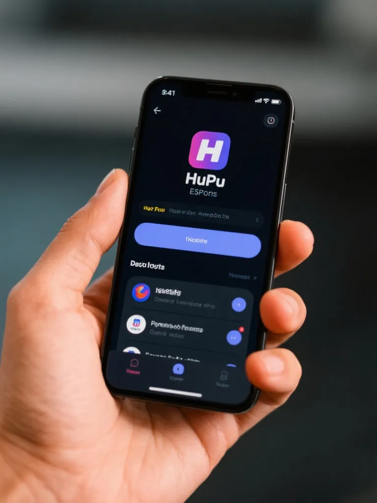 虎扑电竞APP界面展示